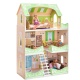 Деревянный кукольный домик "Луиза Виф", с мебелью 7 предметов в наборе, для кукол 20 см - 7