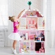 Деревянный кукольный домик "Поместье Монтевиль", с мебелью 16 предметов в наборе, для кукол 30 см - 3