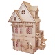 Деревянный кукольный домик Серия "Я дизайнер"  "Дом принцессы", конструктор, для кукол 30 см - 11