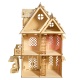 Деревянный кукольный домик Серия "Я дизайнер"  "Дом принцессы", конструктор, для кукол 30 см - 10