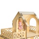 Деревянный кукольный домик Серия "Я дизайнер"  "Дом принцессы", конструктор, для кукол 30 см - 4