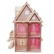 Деревянный кукольный домик Серия "Я дизайнер"  "Дом принцессы", конструктор, для кукол 30 см - 1