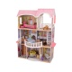 Деревянный кукольный домик "Магнолия", с мебелью 13 предметов в наборе, свет, звук, для кукол 30 см, в подарочной упаковке - 4