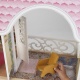 Деревянный кукольный домик "Магнолия", с мебелью 13 предметов в наборе, свет, звук, для кукол 30 см, в подарочной упаковке - 2