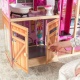 Деревянный кукольный домик "Мерцание", с мебелью 30 предметов в наборе и с гаражом, для кукол 30 см - 10