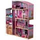 Деревянный кукольный домик "Мерцание", с мебелью 30 предметов в наборе и с гаражом, для кукол 30 см - 7