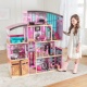 Деревянный кукольный домик "Мерцание", с мебелью 30 предметов в наборе и с гаражом, для кукол 30 см - 6