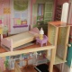 Деревянный кукольный домик "Роскошь", с мебелью 34 предмета в наборе и с гаражом, для кукол 30 см - 8