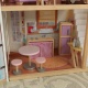 Деревянный кукольный домик "Роскошь", с мебелью 34 предмета в наборе и с гаражом, для кукол 30 см - 6