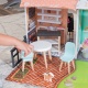 Деревянный кукольный домик "Бьянка", с мебелью 26 предметов в наборе, свет, звук, для кукол 30 см - 1