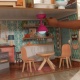 Деревянный кукольный домик "Дотти", с мебелью 17 предметов в наборе, свет, звук, для кукол 30 см - 9