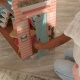 Деревянный кукольный домик "Дотти", с мебелью 17 предметов в наборе, свет, звук, для кукол 30 см - 3