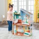 Деревянный кукольный домик "Эмили", с мебелью 10 предметов в наборе, для кукол 30 см - 1