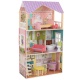 Деревянный кукольный домик "Поппи", с мебелью 11 предметов в наборе, для кукол 30 см - 12