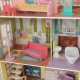 Деревянный кукольный домик "Поппи", с мебелью 11 предметов в наборе, для кукол 30 см - 10