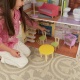 Деревянный кукольный домик "Поппи", с мебелью 11 предметов в наборе, для кукол 30 см - 8