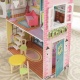 Деревянный кукольный домик "Поппи", с мебелью 11 предметов в наборе, для кукол 30 см - 3