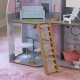 Деревянный кукольный домик "Алина", с мебелью 15 предметов в наборе, свет, для кукол 30 см - 5