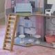 Деревянный кукольный домик "Алина", с мебелью 15 предметов в наборе, свет, для кукол 30 см - 3