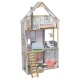 Деревянный кукольный домик "Алина", с мебелью 15 предметов в наборе, свет, для кукол 30 см - 2