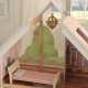 Деревянный кукольный домик "Зоя", с мебелью 18 предметов в наборе, свет, звук, для кукол 30 см - 4