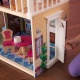 Деревянный кукольный домик "Мечта", с мебелью 14 предметов в наборе, свет, звук, для кукол 30 см - 7
