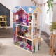 Деревянный кукольный домик "Мечта", с мебелью 14 предметов в наборе, свет, звук, для кукол 30 см - 1