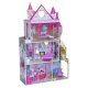 Деревянный кукольный домик "Розовый Замок", с мебелью 16 предмета в наборе, свет, звук, для кукол 30 см - 13