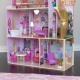 Деревянный кукольный домик "Розовый Замок", с мебелью 16 предмета в наборе, свет, звук, для кукол 30 см - 9