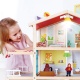 Деревянный кукольный домик "Семейный особняк", с мебелью 29 предметов, 4 куклами в наборе, свет, звук, для кукол 15 см - 3
