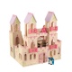 Деревянный кукольный домик "Замок принцессы", с мебелью 17 предметов в наборе, для кукол 12 см - 11