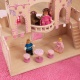 Деревянный кукольный домик "Замок принцессы", с мебелью 17 предметов в наборе, для кукол 12 см - 8