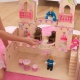 Деревянный кукольный домик "Замок принцессы", с мебелью 17 предметов в наборе, для кукол 12 см - 7
