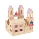 Деревянный кукольный домик "Замок принцессы", с мебелью 17 предметов в наборе, для кукол 12 см - 6