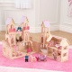 Деревянный кукольный домик "Замок принцессы", с мебелью 17 предметов в наборе, для кукол 12 см - 4