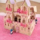 Деревянный кукольный домик "Замок принцессы", с мебелью 17 предметов в наборе, для кукол 12 см - 1