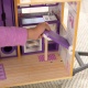 Деревянный кукольный домик "Бэлла", на колесиках, с мебелью 10 предметов в наборе, для кукол 30 см - 4