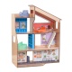Деревянный кукольный домик "Хазэл", с мебелью 11 предметов в наборе, для кукол 17 см - 12