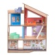 Деревянный кукольный домик "Хазэл", с мебелью 11 предметов в наборе, для кукол 17 см - 11