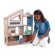 Деревянный кукольный домик "Хазэл", с мебелью 11 предметов в наборе, для кукол 17 см - 9