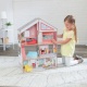 Деревянный кукольный домик "Чарли", открытый на 360°, с мебелью 10 предметов в наборе, для кукол 17 см - 7