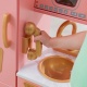 Кухня игровая Винтаж, цвет: розовый с золотом - 8