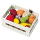 Набор  фруктов в ящике 10 предметов (с карточками) - 1
