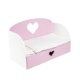 Диван – кровать "Сердце" Мини, цвет: розовый - 1