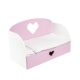 Диван – кровать "Сердце", цвет: розовый - 1