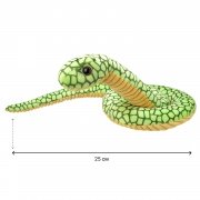 Мягкая игрушка Зелёная змея, 25 см
