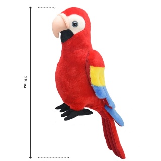 Мягкая игрушка Попугай, 25 см