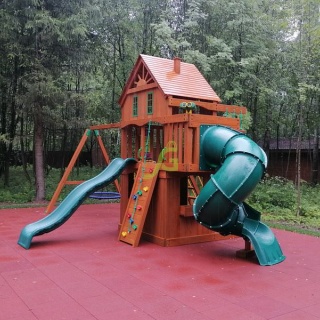Детская площадка IgraGrad Шато 2 с трубой (Домик)