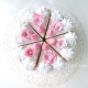 Торт игрушка из фетра «Розовый букет» - 3