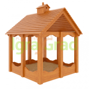 Песочница для детей IgraGrad с крышей (мод.1)